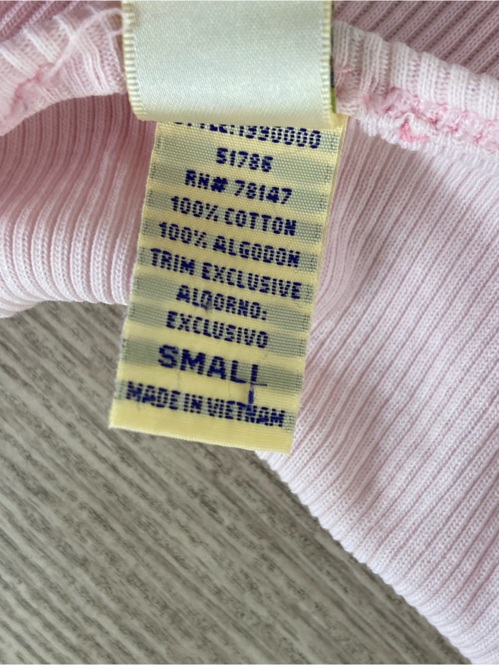 Kavio Girls' Pink Ruffle-Trim Ribbed Tee. - Picture 8 of 8